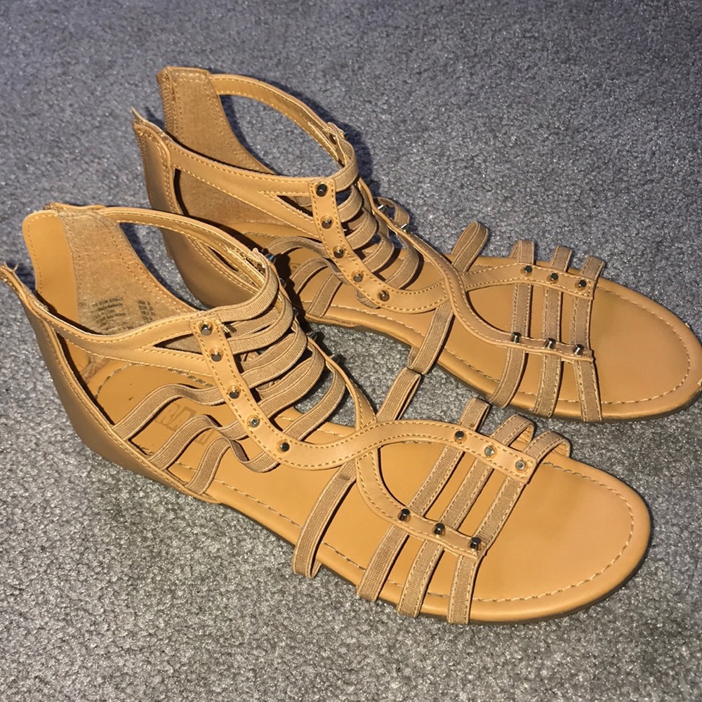 Tan sandals